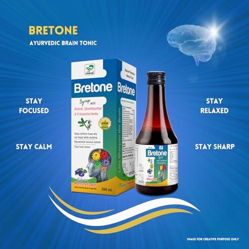 Prime Prime Bretone Shankhpushpi Syrup is loaded with Brahmi, Shankhpushpi and 11 essential herbs. It helps sharpen the memory, keep brain healthy and helps live a stress free life. (200 ml x 2)