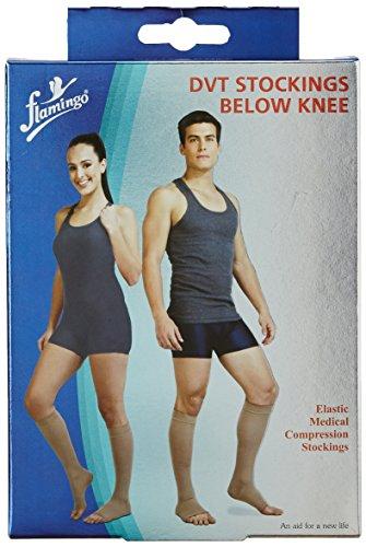 Flamingo Flamingo Medical Compression D.V.T Below Knee Stockings (II Size, Extra Large)