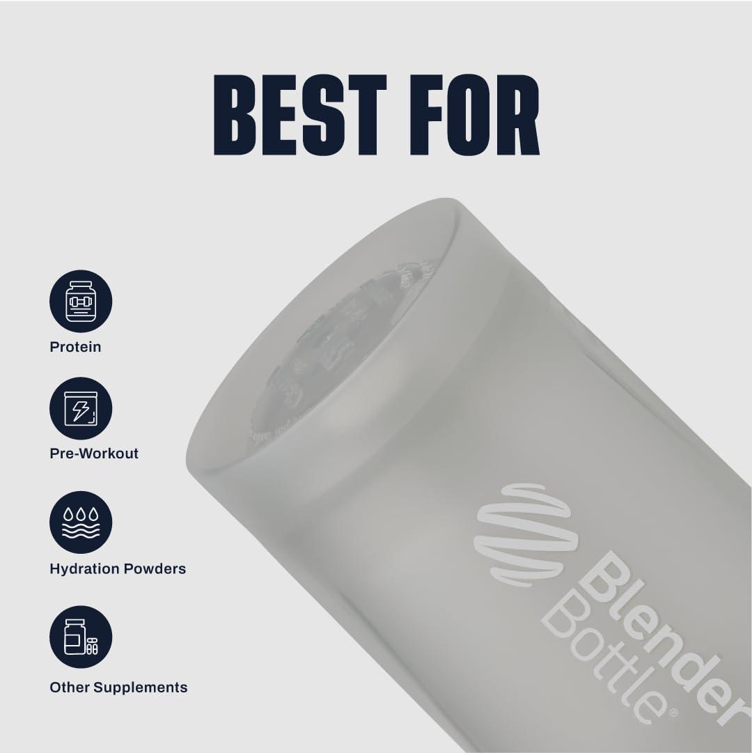 Blender Bottle BlenderBottle Classic V2 Shaker Bottle Perfect for Protein Shakes and Pre Workout, 28-Ounce, Pebble Grey