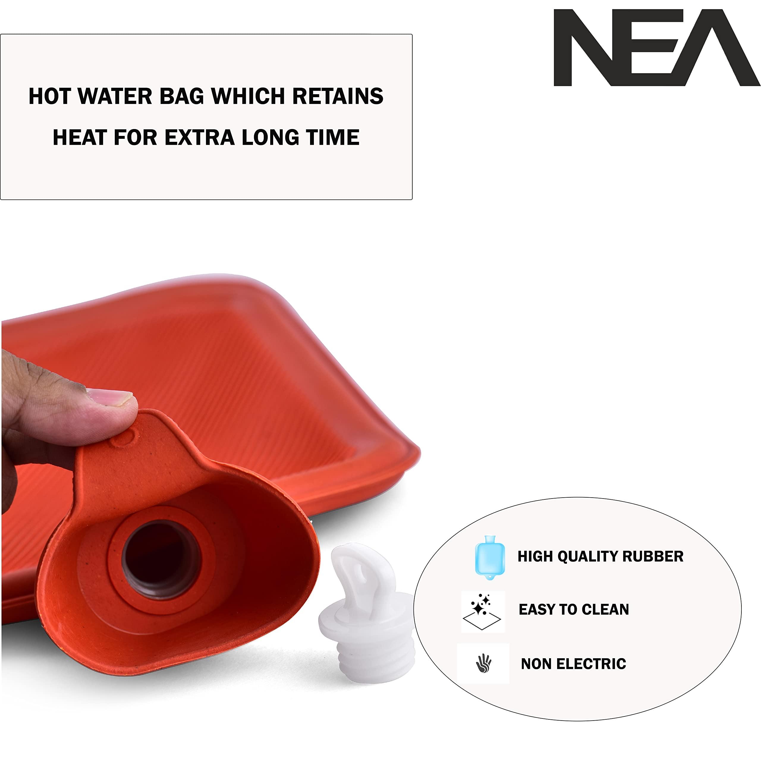 NEA 2L Rubber Hot/Warm Water Bag for Pain Relief & Massager Non Electrical 2 L Hot Water Bag