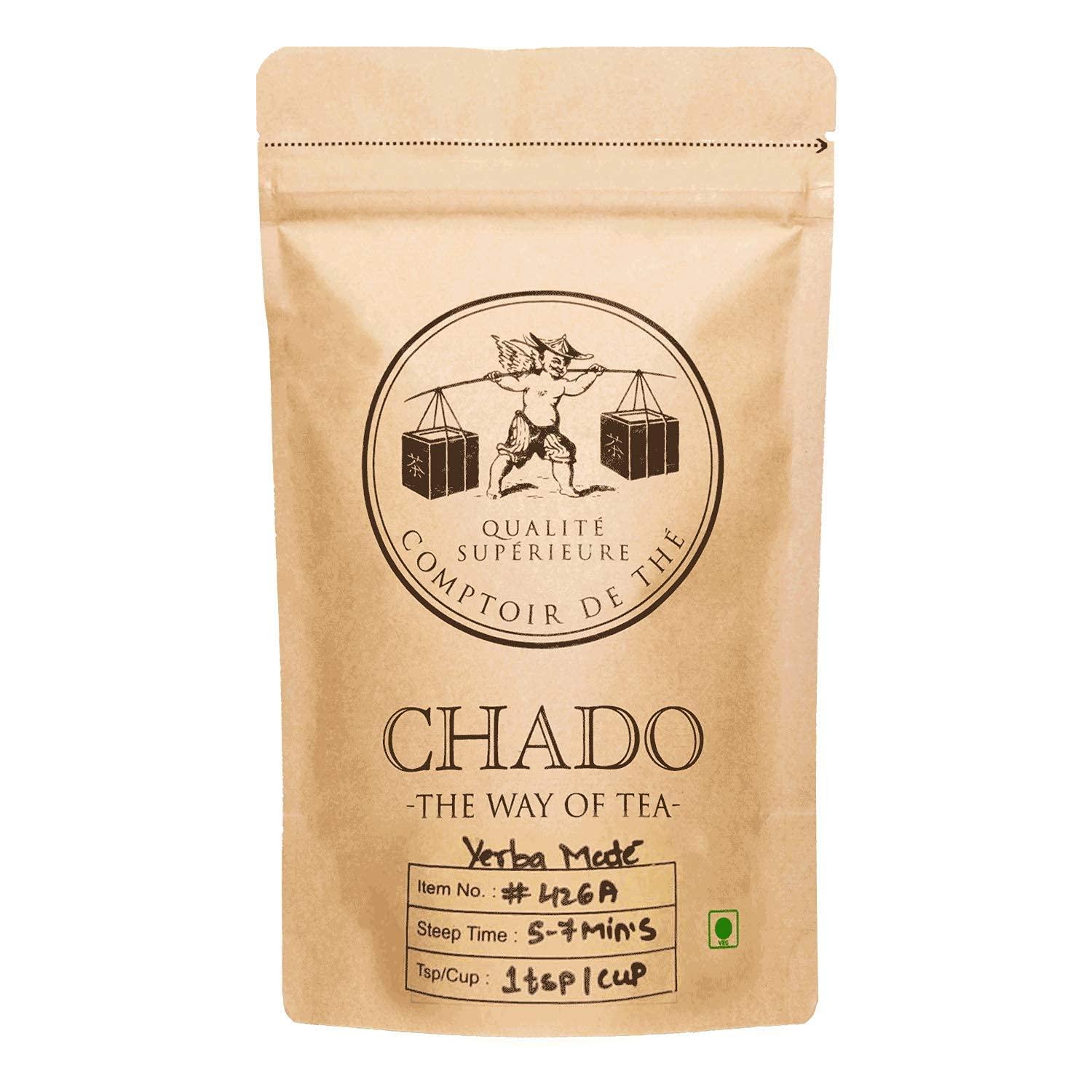 Chado Tea India Chado Tea Argentina Yerba Mate Loose Leaf Tea | Fresh Herbal Tea (50gm)