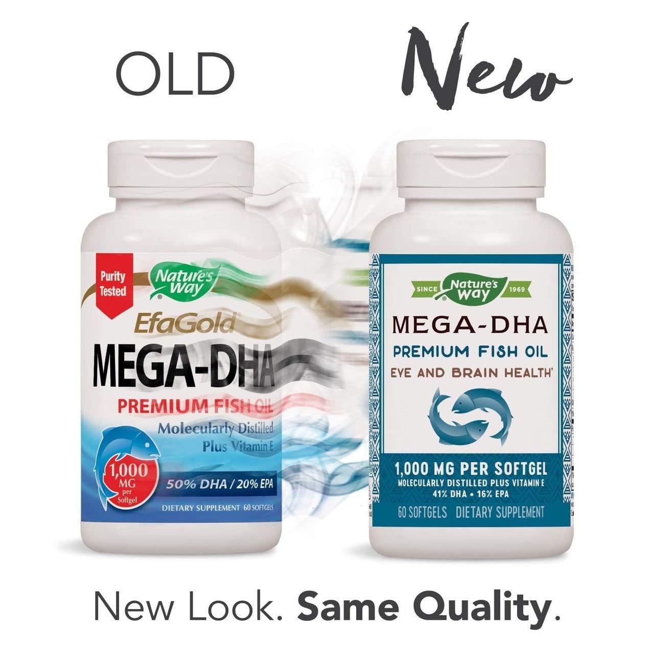 NATURE'S WAY Nature's Way EfaGold Mega-DHA 1000 mg, 60 Softgels