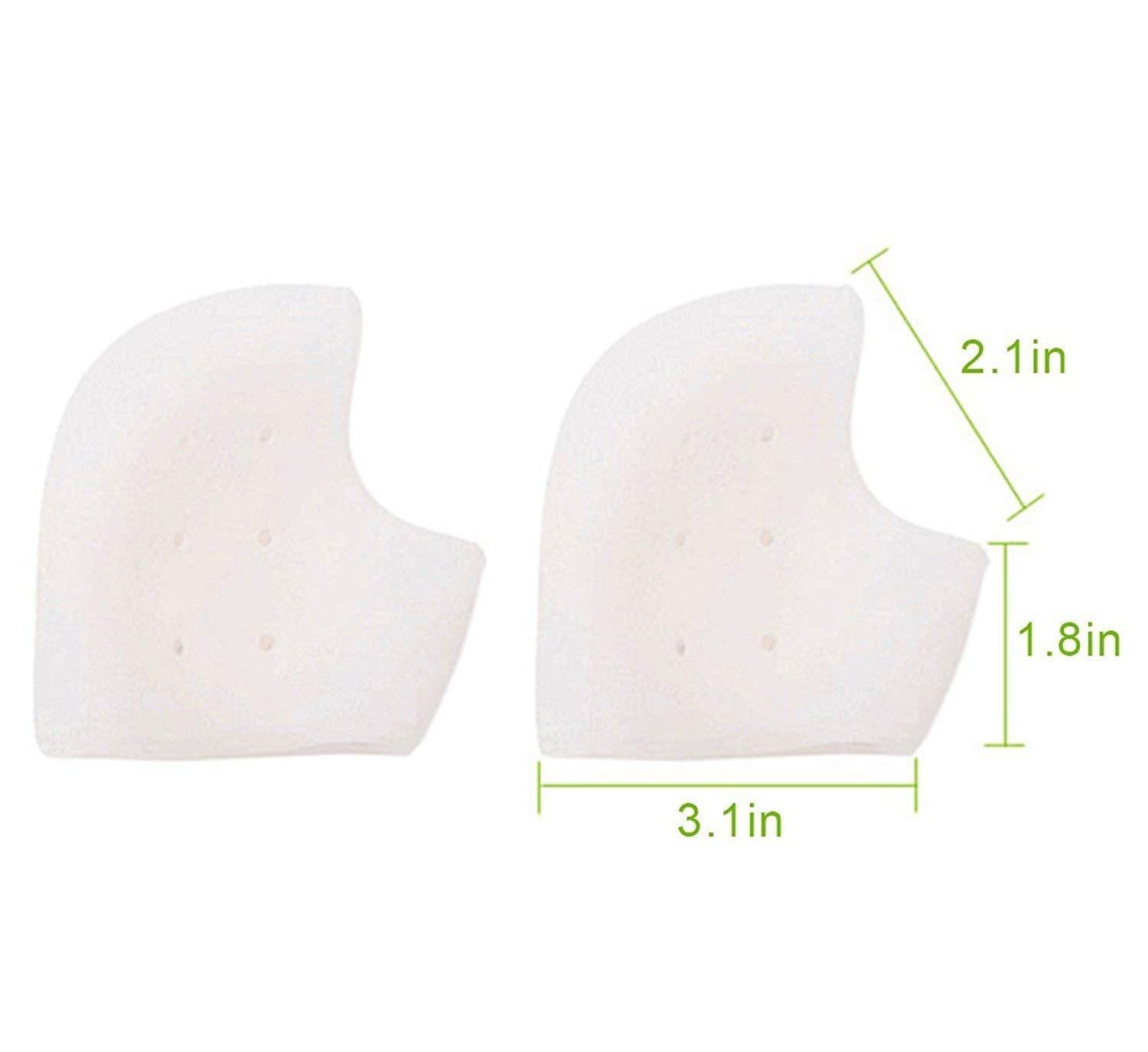 FAYBY Fayby Silicone Gel Heel Pad Socks, Heel Swelling Pain Relief,Dry Hard Cracked Heels Repair Cushion, Ankle Support Pad for Men & Women (1 pair)(Free Size)