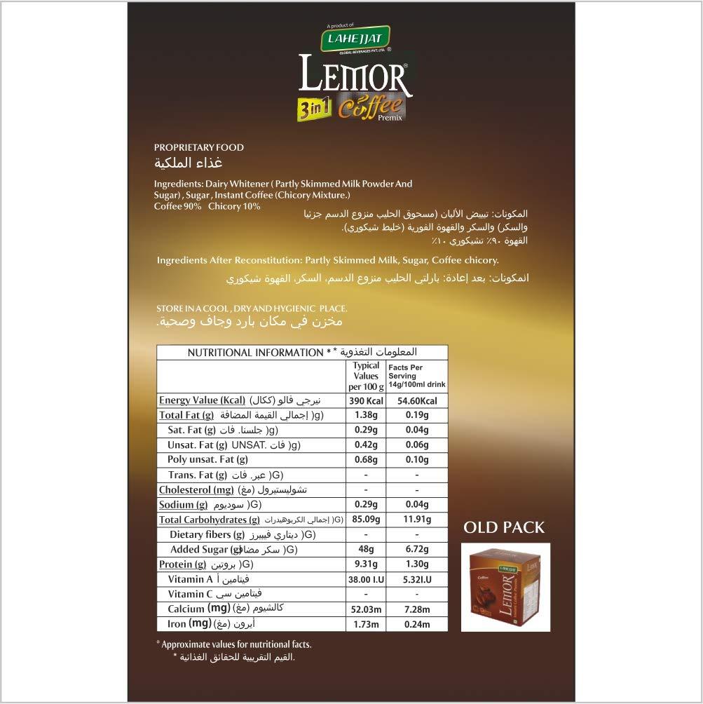 Lemor Lemor Instant Premix Coffee pack of 2 x 10 sachets