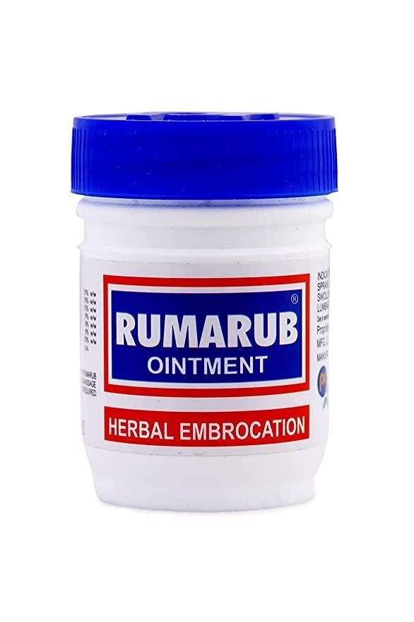Jiwadaya Healthcare Pvt. Ltd. Jiwadaya Rumarub Ointment Ayurvedic/Herbal Embrocation- 6 Bottles EACH Of 25 gm
