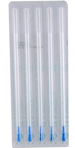 ALS ENTERPRISES Acupressure Products Sterile Acupuncture Needles for Single Use (Size 0.25 * 40) Pack of 100 Needles (Set of 2)