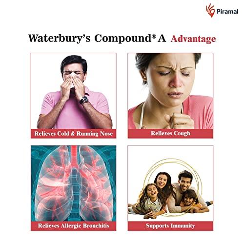 Waterbury's Compound Waterbury's Compound A-Provides Quick Relief from Cold & Cough| Ayurvedic Immunity Booster | 250 ml