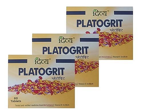 Generic Patanjali Divya Platogrit Tablet - Pack of 3