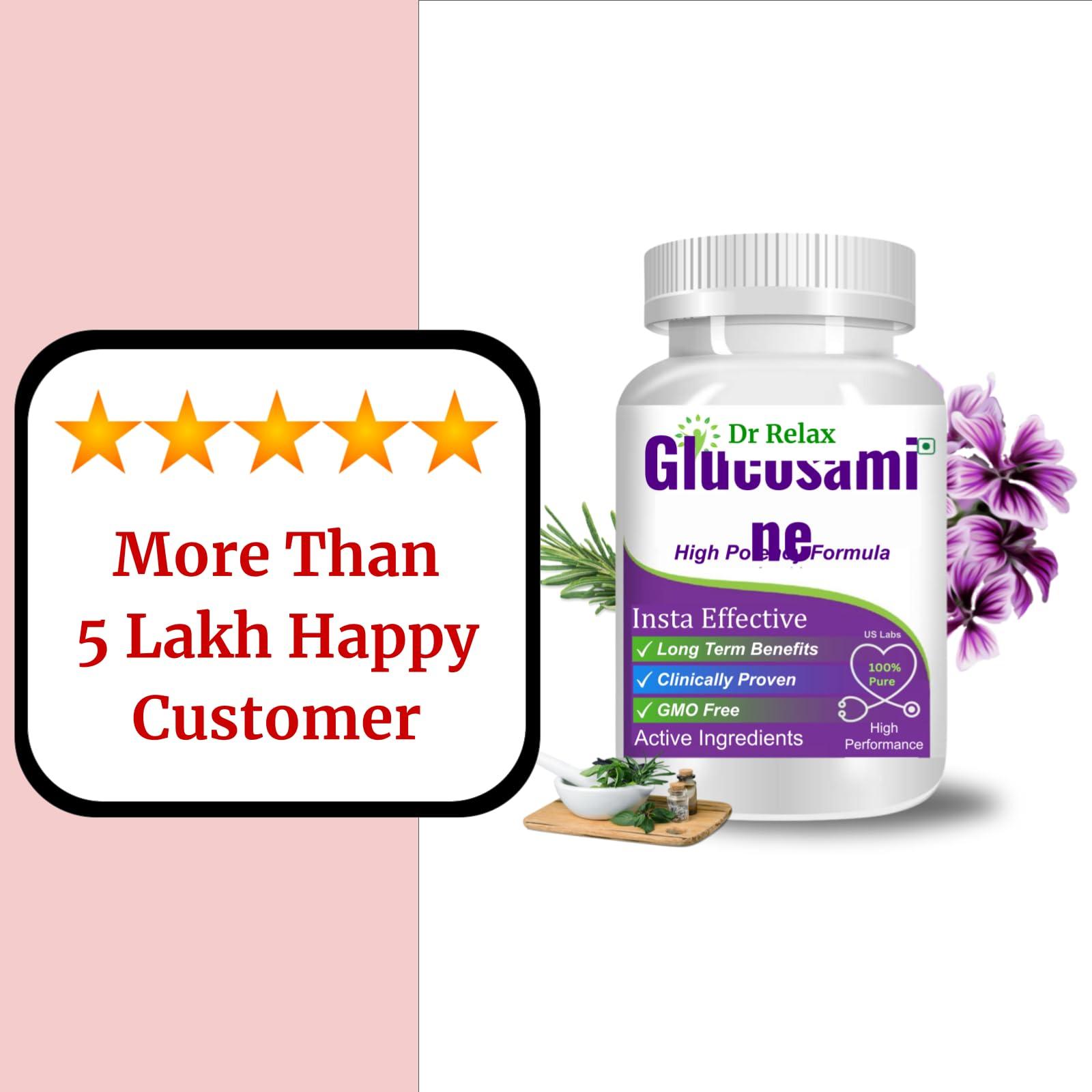 US Labs First Choice Glucosamine HCL with Boswellia - Joint Support Supplement for Fast & Active Relief