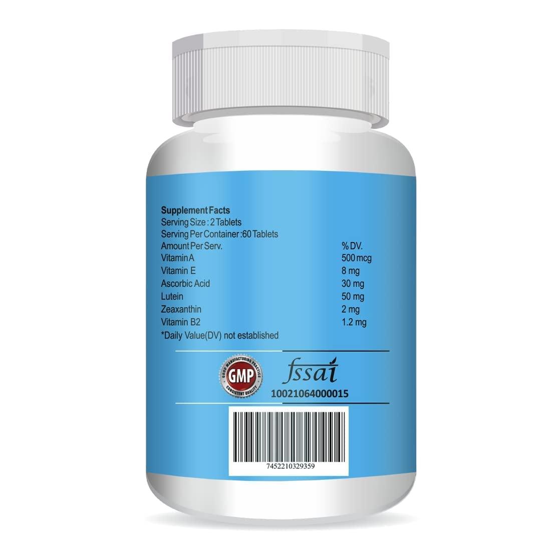 Vokin Biotech Vokin Biotech Topviz Complete Eye Health Formula To Maintain Healthy Eyes and Good Vision (60 Tablets)