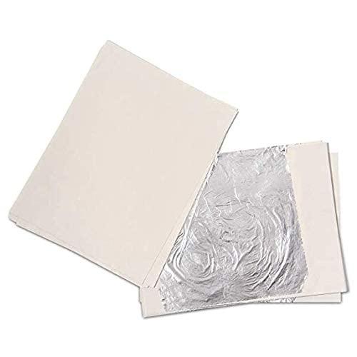 GET FRESH GET FRESH Chandi Vark Silver Leaf Jumbo Sized Sheet German Finest Silver Leaves for Sweets Face Pack Chandi ka Warq Glitters (30 Leaves)