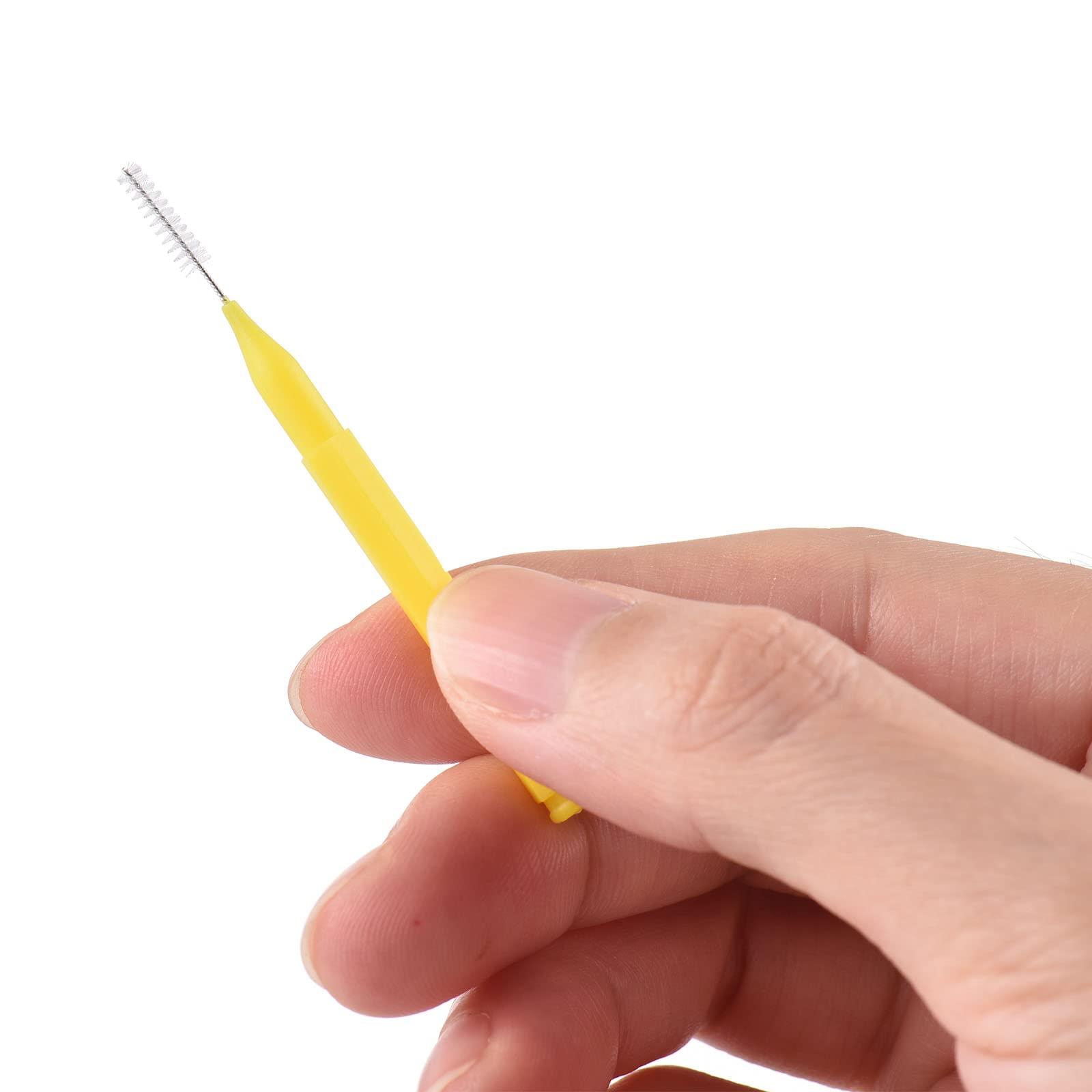 Eacam Eacam 100 Pieces Interdental Brushes Floss Toothpick Braces Brush Tooth Cleaning Tool Tooth Care Interdental Brushes Set