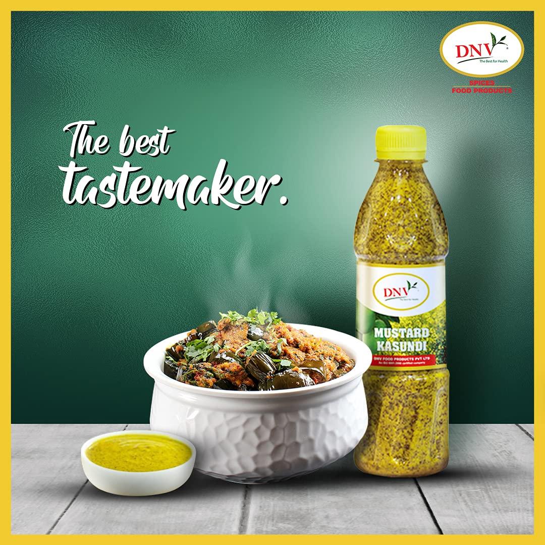 DNV DNV Natural Bengali Kasundi Mustard Sauce 350gm, Pack of 2 - 700gm (350g x 2)