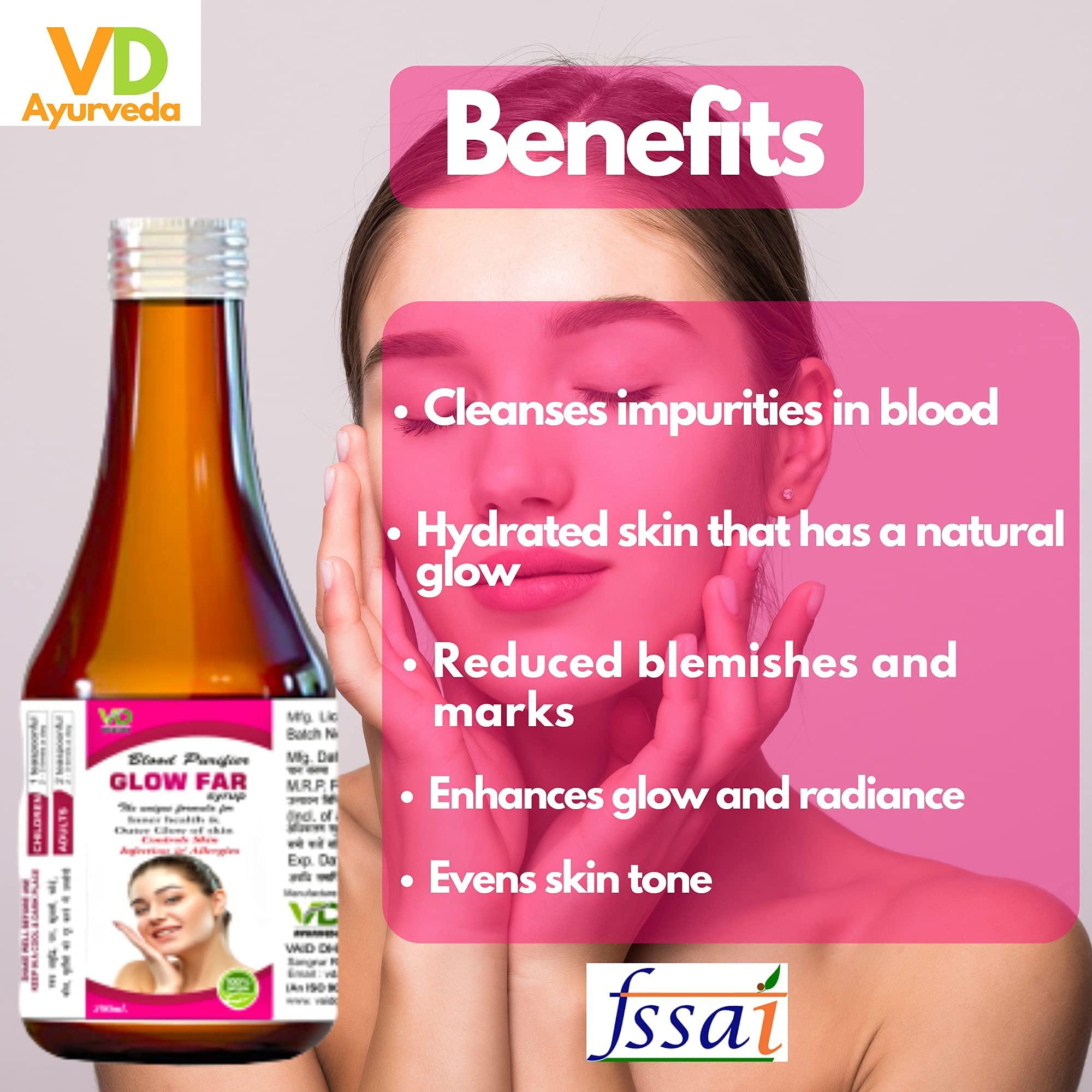 VD Ayurveda VD Ayurveda Glow Far Syrup | Blood purifier