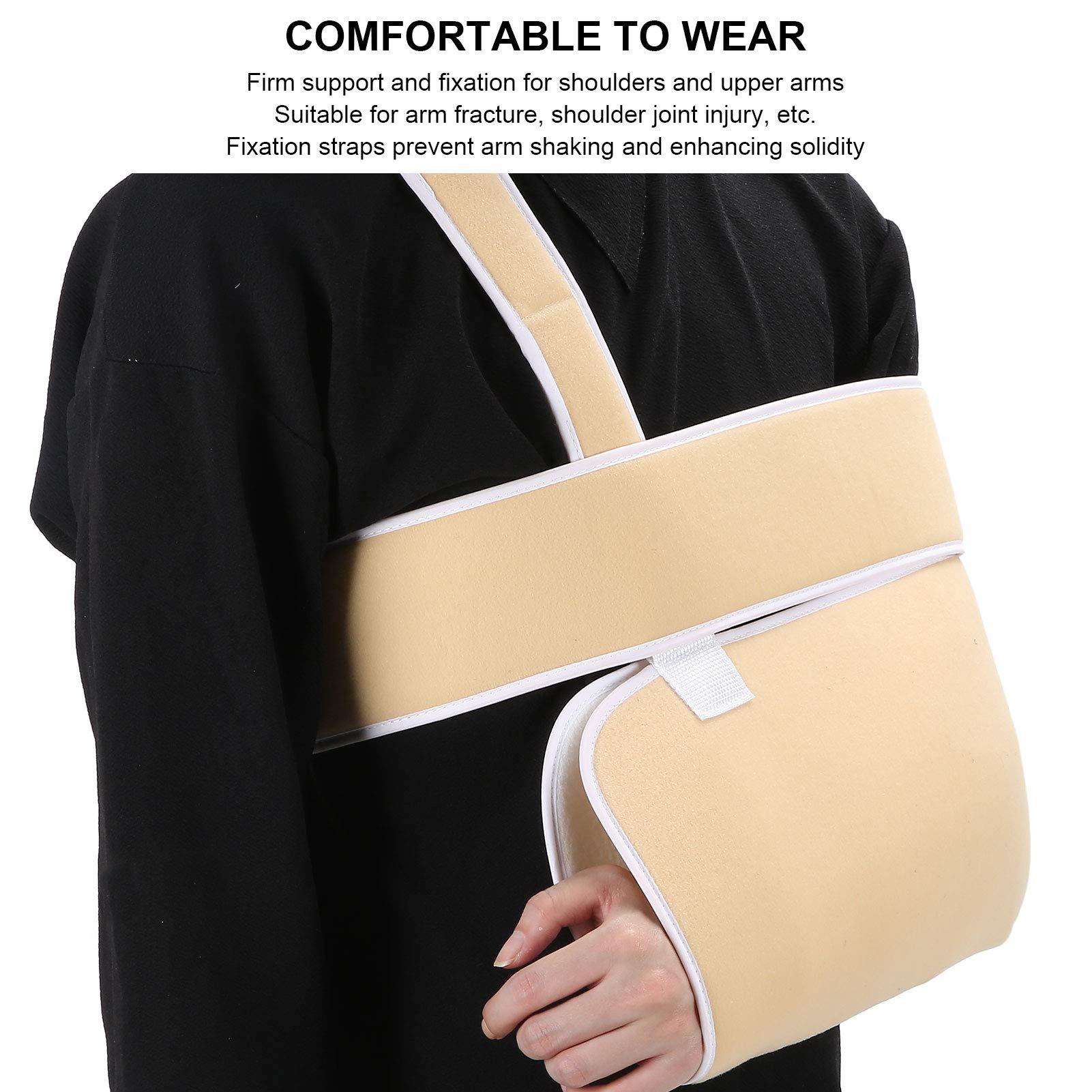 HUADM Forearm Sling, Composite Cloth Broken Arm Sling Durable Fracture Arm Support for Humerus Fracture for Forearm Fracture for Wrist Fracture