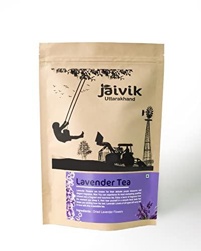 JAIVIK UTTARAKHAND Jaivik Uttarakhand Farm - Lavender Flowers Buds (50 g), Sun Dried Flowers, Lavandula angustifolia