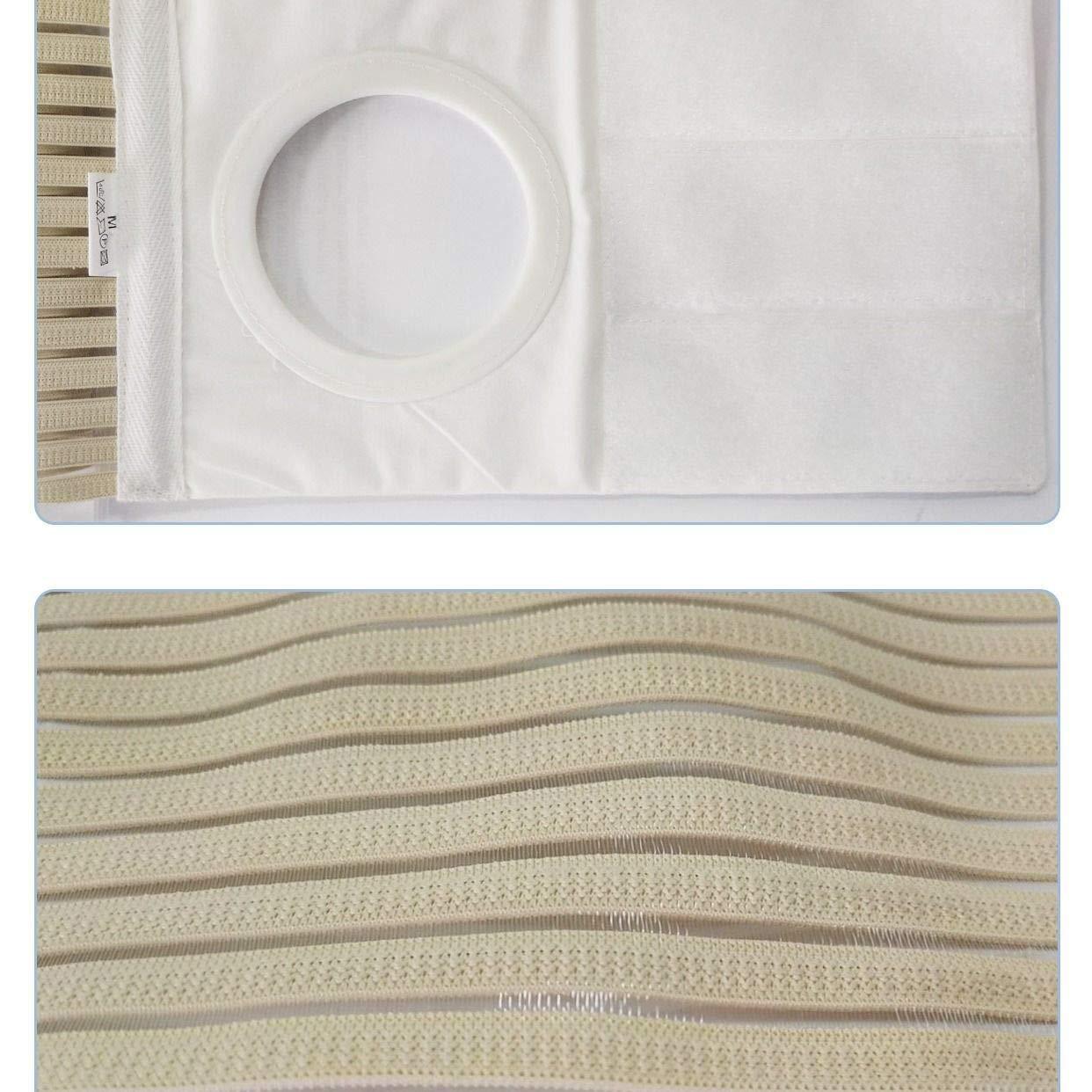 RousuCare Ostomy Belt Colostomy Belt (Hole 3.14\") Medical Stoma Support Ostomy Hernia Belt Ostomy Hernia Belt Stomach Truss Binder with Compression Support (L: 41.34\'\'-45.28\'\')