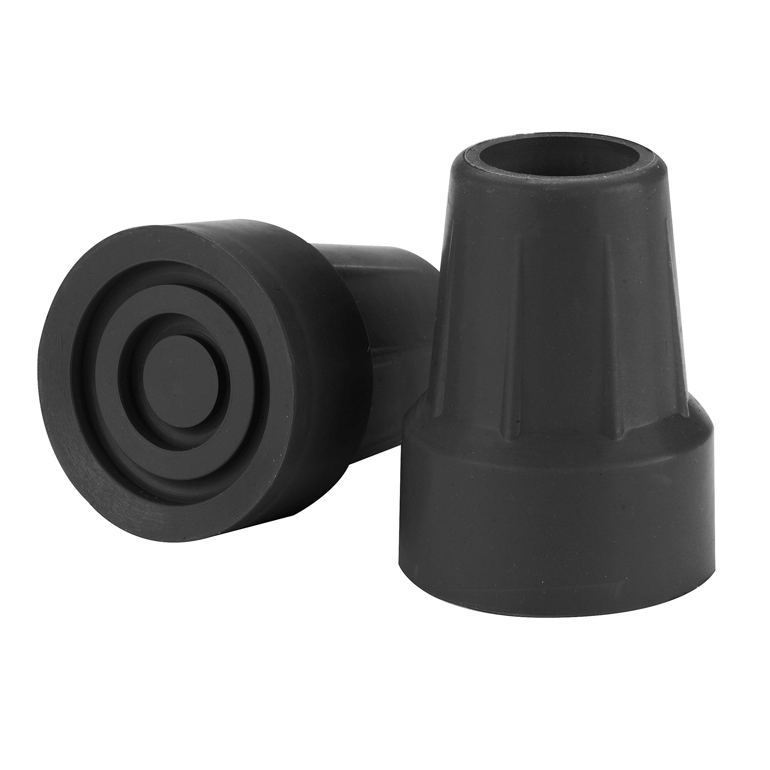 Drive Medical Drive Medical Crutch Tips, Black, 7/8 Inch