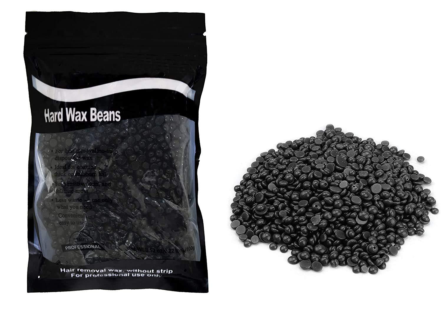 DEXO DEXO Hard Wax Beans for Face Leg and Arm Depilatory Wax Beans for Men and Women, 100 Gram, Pack Of 1