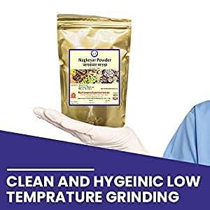 Kamdhenu Laboratories Kamdhenu Nagkesar Powder 100 grams, Pack of 1| Mesua Ferrea Powder | Nag Kesar Powder| Ochrocarpus Longifolius | Cobra\'s Saffron