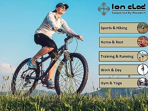 Ion Clad Ion Clad Copper Compression Adjustable Thigh Sleeve - Hamstring Quad Wrap.Support for Pulled Groin Muscle, Sprains, Tendinitis, IT band. Workouts, Pain Relief & Recovery Brace - Unisex(Pair) (L)