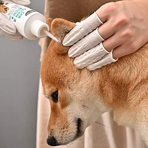 JEEMBAY Jeembay Latex Finger cots- Pack of 50 Disposable Medium Size Finger Protectors-Durable Finger Gloves for Cutting and Crafting Work, Painting, Hobbies, Sports and More