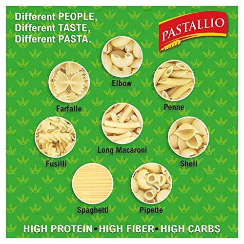 PASTALLIO Pastallio Durum Wheat Semolina Pasta Pure and Healthy to Eat with No Other Additives, Great Source of Energy, Iron and Protein- Fusilli (2Packs of 500g)