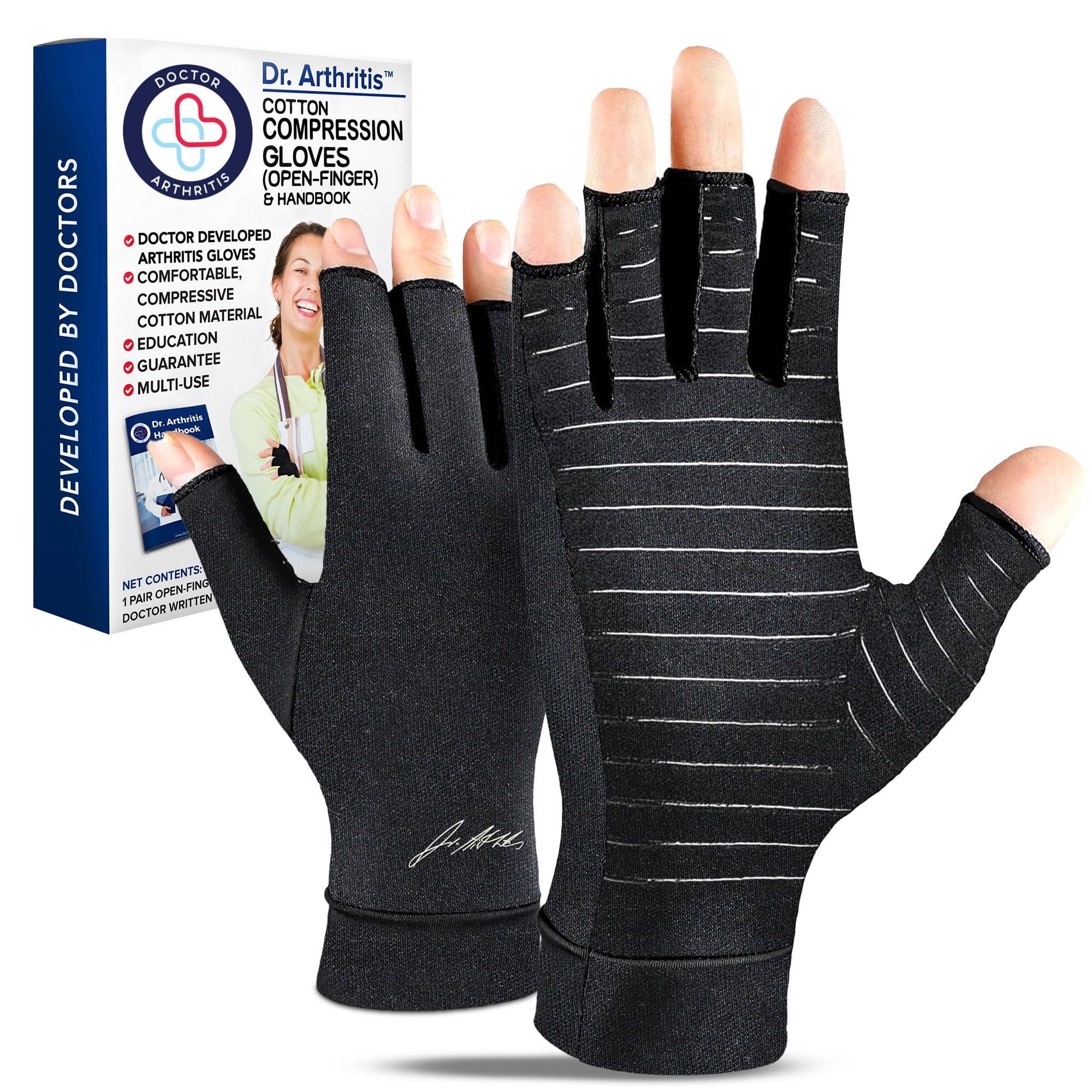 Dr. Arthritis Doctor Developed Copper Gloves Compression Gloves For Arthritis and DOCTOR WRITTEN HANDBOOK -Relieve Arthritis Symptoms Raynauds Disease Carpal Tunnel M M