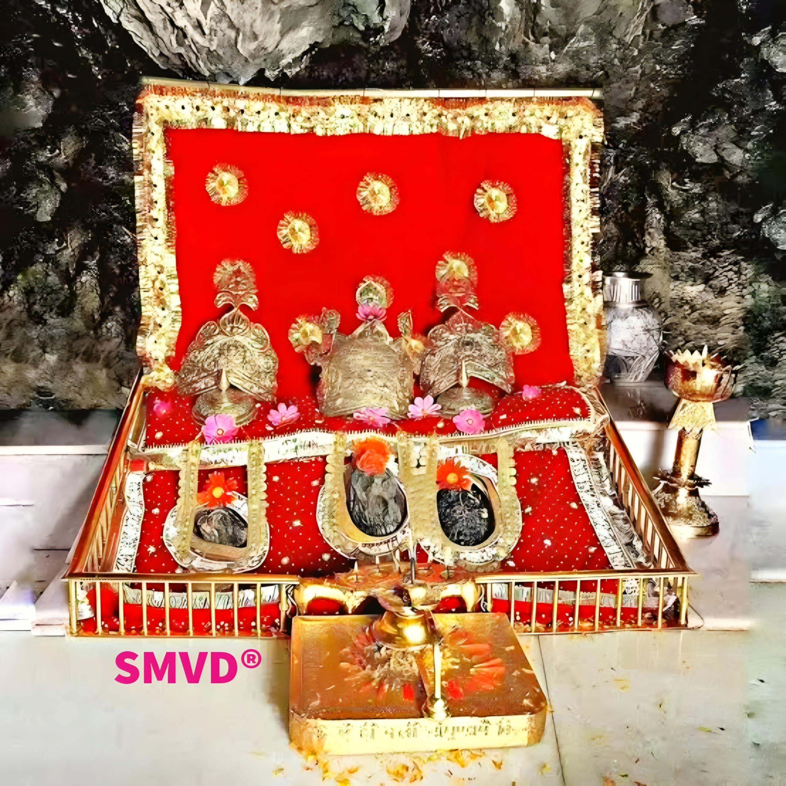 SMVD SMVD® SHRI AMBAJI Super RED Rose SINDHOOR KUMKUM for Daily Pooja/Tilak and SUHAG SINDHOOR 100 Grams, RED