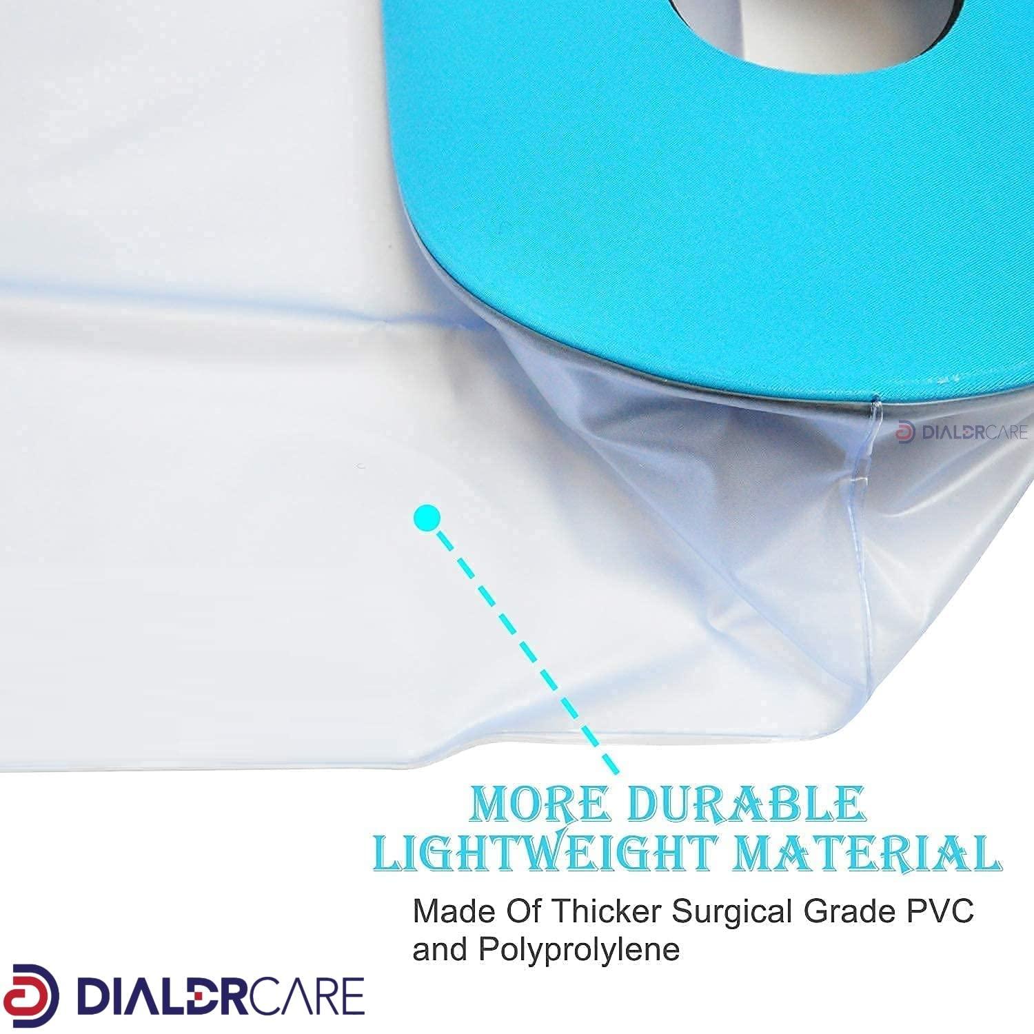 DIALDRCARE DIALDRCARE Neoprene Waterproof Hand Cast Cover For Shower And Bath, Reusable Sealed Watertight Cast Protector, One Size, Fracture