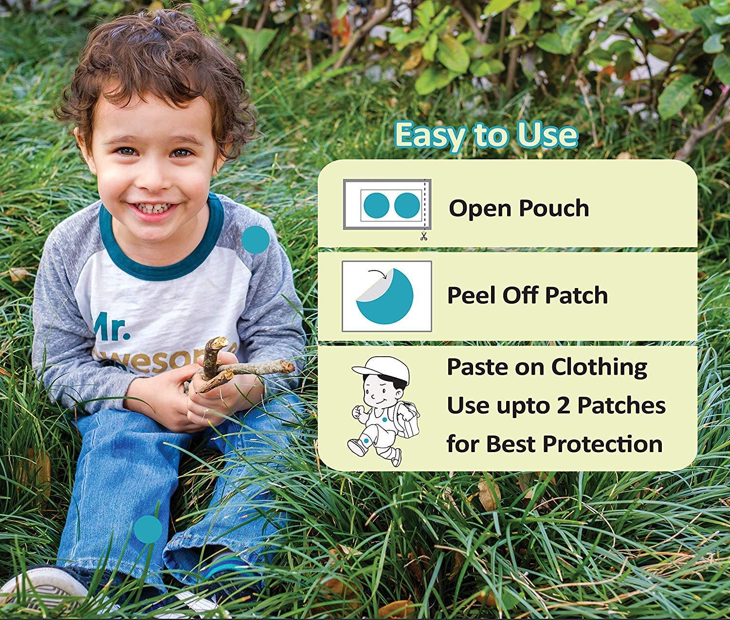 Kavach kavach Mosquito Repellent Patch, Yellow, 20 Patches Per Box -Combo Pack of 5