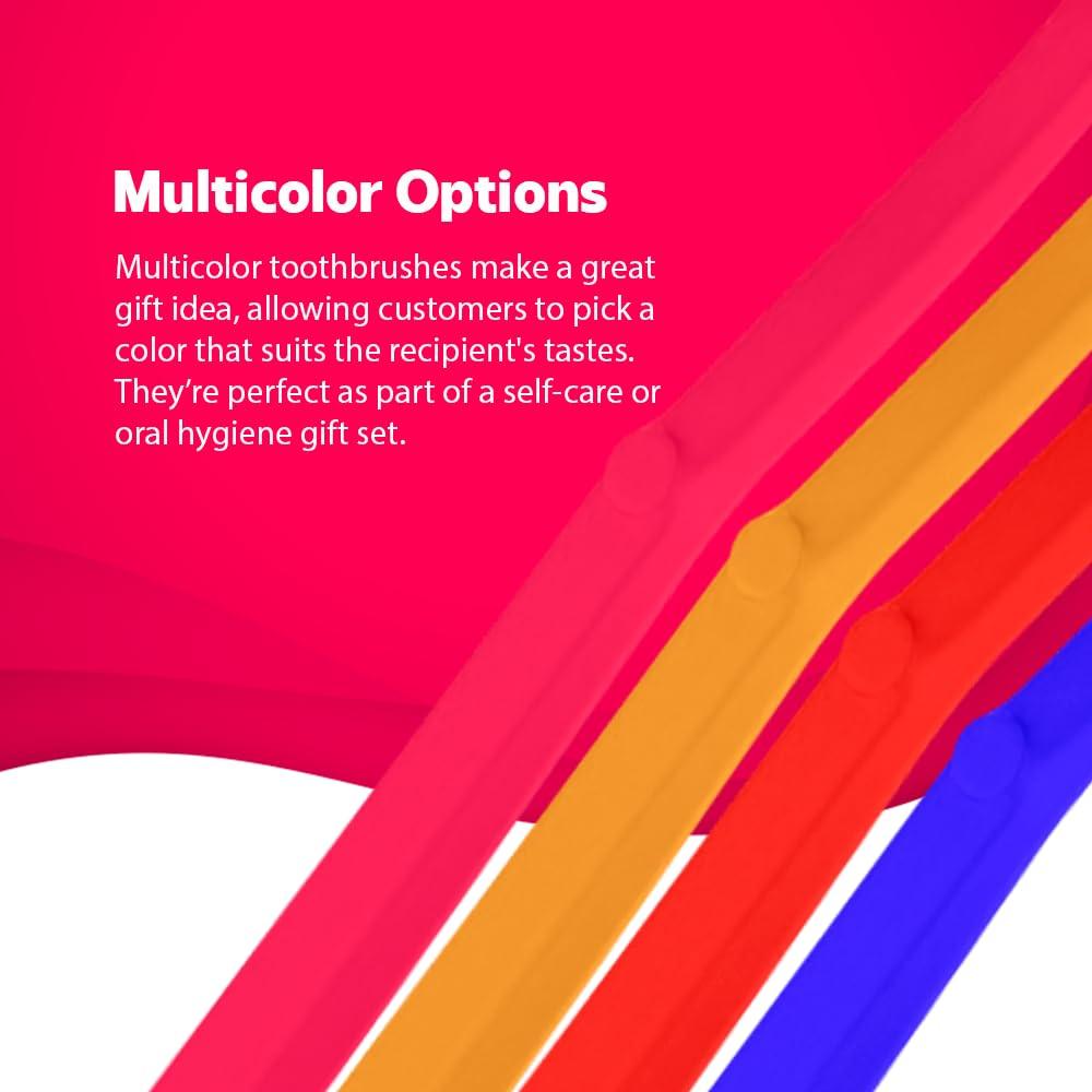 Classic gold Classic Gold Supreme Super Soft Manual Toothbrush For Adults Pack Of 12 With New Anti Bacterial Crystal Clear Cap And Also Premium Dupont Bristles