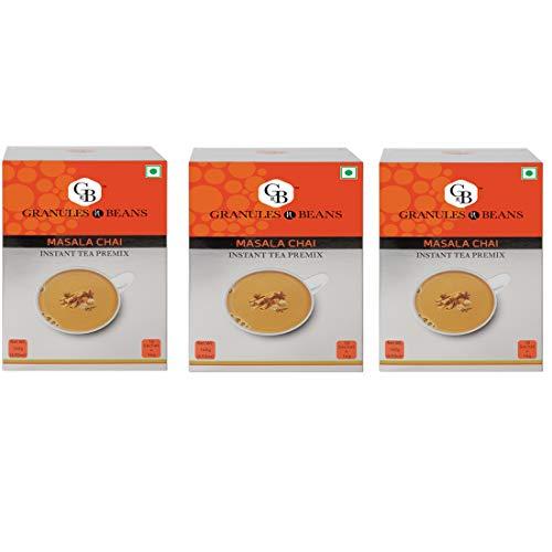 GranulesnBeans Granules n Beans Masala Chai Instant Tea Premix - (10 Sachet x 14g = 140g) (Pack of 3)