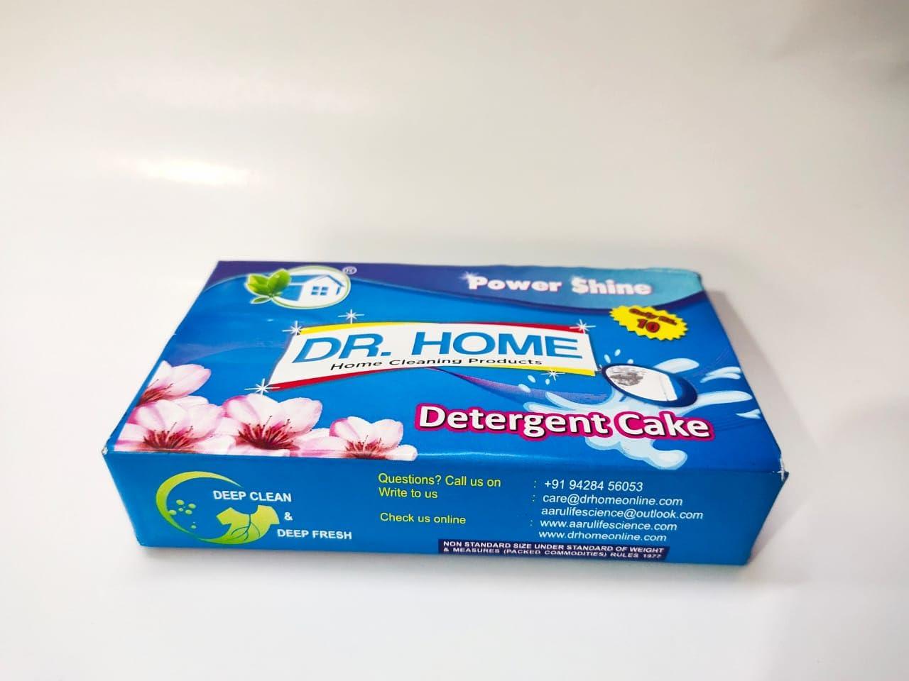 DR. HOME DR. HOME Detergent Cake I with Long-Lasting Formula I Stain Care I Power Shine I Deep Clean & Fresh I Tough on Stains I Natural & Non-Toxic I Home Cleaning Products I 300 gm - Pack of 5