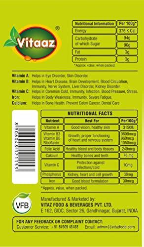 Vitaz VITAZ Instant Fruit Drink Powder - Guava 500 grams Jar