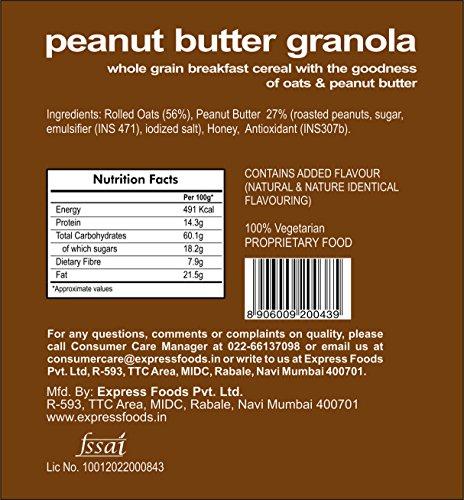 Express Foods Express Foods Peanut Butter Granola, 1kg