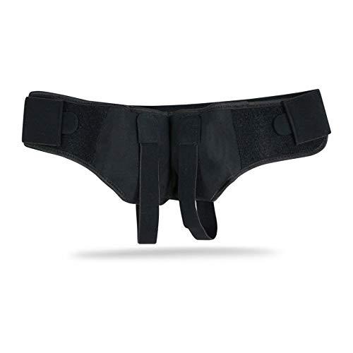 GoodsHealthShop GoodsHealthShop Hernia belt for Men/hernia support brace before/after Hernia Surgery with 2 compression foam pads ((L) 36-40)