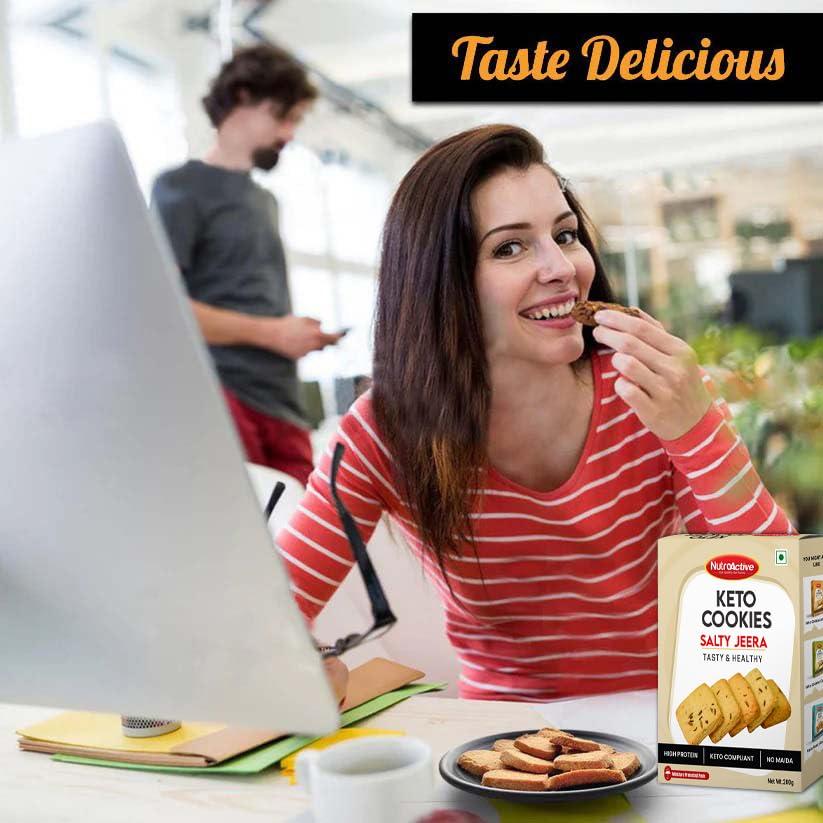 NutroActive NutroActive Keto Jeera Cookies Gift Pack - 110gm