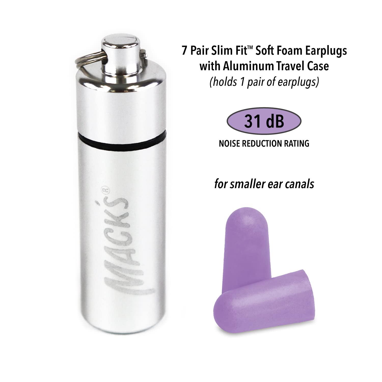 Mack\'s Mack\'s Slim Fit Soft Foam Earplugs Purple 7 pairs