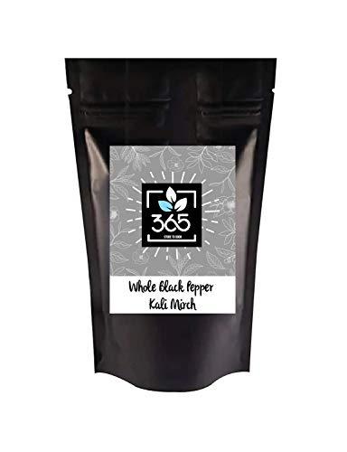 365 STORE TO DOOR 365 STORE TO DOOR Whole Black Pepper Corns/ Sabut Kali Mirch 200 GM, Malabar Pepper, Kerala Spices, Special Extra Bold, Fresh Grocery Items
