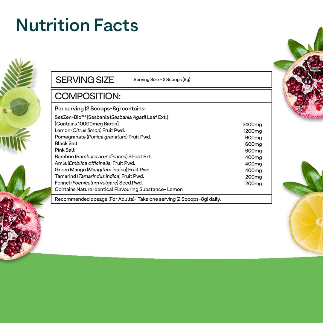 OZiva OZiva Plant Based Collagen Builder Powder (With Vitamin C) Berry Orange,250G & Plant Based Biotin 10000+ Mcg (With Natural Sesbania Agati Extract) For Stronger Hair & Healthier Skin,125G(Combo Pack)