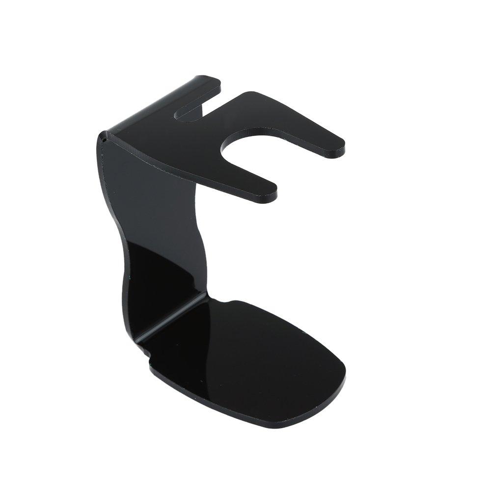 Andoer 3 in 1 Shaving Brush Kit Shaving Frame Base + Shaving Soap Bowl + Shaving Bowl Modern Design Bristle Hair Shaving Brush Acrylic Materials Shaving Cleaning Tool