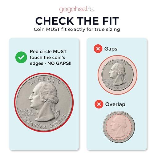 GoGo Heel GoGo Heel Quick Tips-The Original High Heel Protector&Heel Repair Caps-2 Pairs(Small,Small,Black)