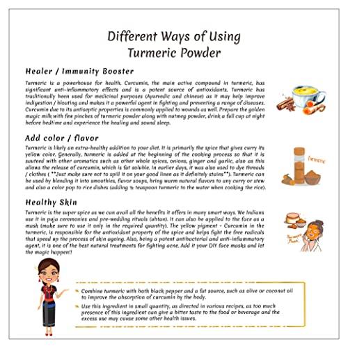 Sattva Sugandha Sattva Sugandha Lakadong Turmeric Powder Haldi Powder High Curcumin 8 - 9 percent from Lakadong Meghalaya (1kg)