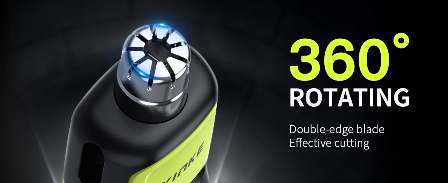 WESYNC WESYNC Yinke Manual Replacement Heads For Nose Hair Trimmer - Compatible With One Blade Handles