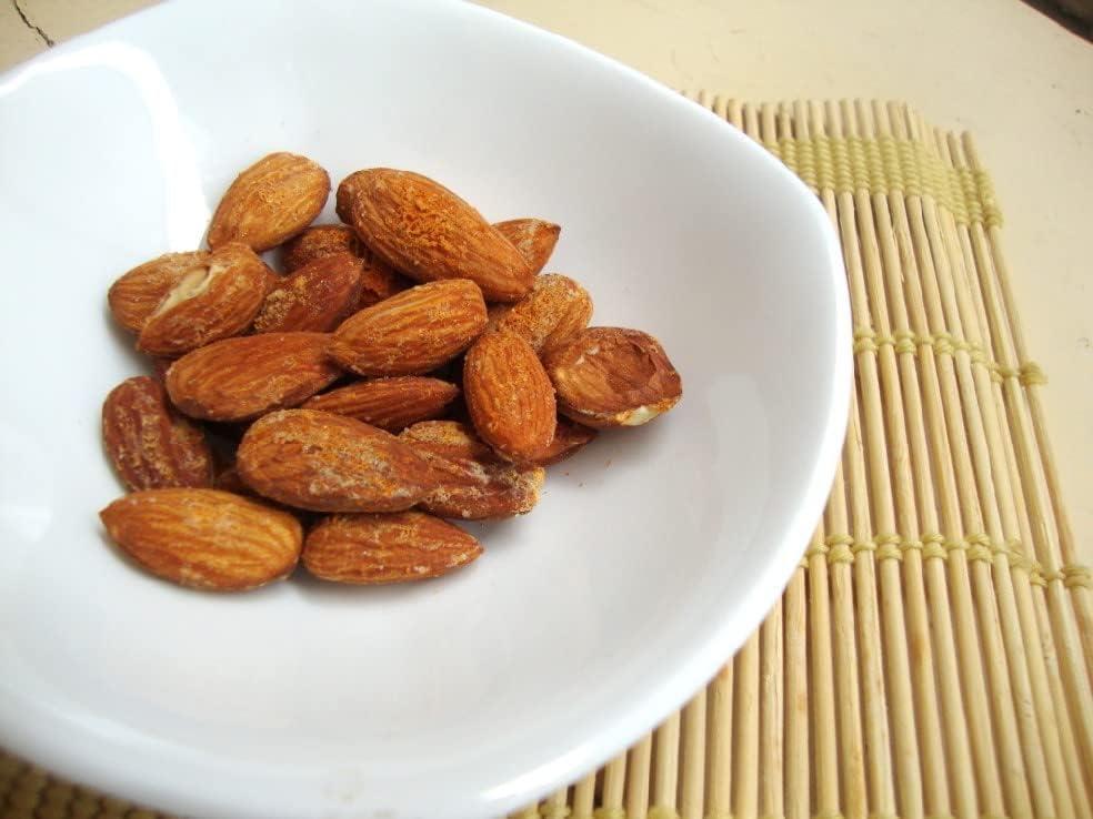 MEVABITE Mevabite Roasted & Smoky Almonds - 200g | Fresh Barbeque Flavored - Crunchy Nuts | High in Fiber & Boost Immunity - (Bbq) Angithi Roasted Dry Fruit - Zero Oil - Party Snacks | Resalable Pouch