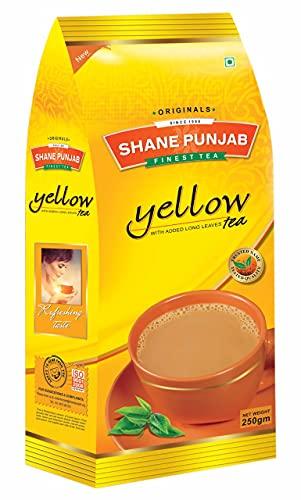 Shane Punjab Shane Punjab Yellow Tea | With Added Long Leaves | Finest Assam tea | Smooth and Unique Aroma | Black Tea (250gm)