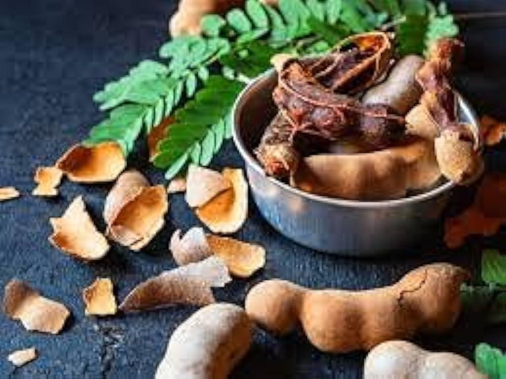 YAMKAY Yamkay Fresh Tamrind Slab Puli Imli Tamarindus Indica Seedless Tamarind Block 1 Kg