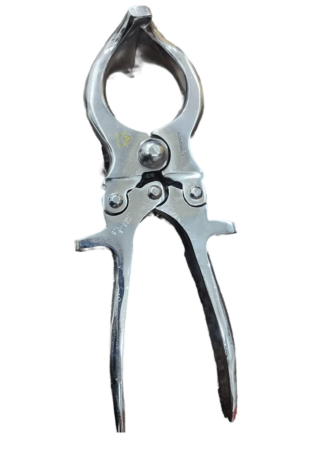 Agarwals Agarwals Burdizzo Castrator Veterinary instruments For Animals Sheep, Goats and Pig Utility Forceps.