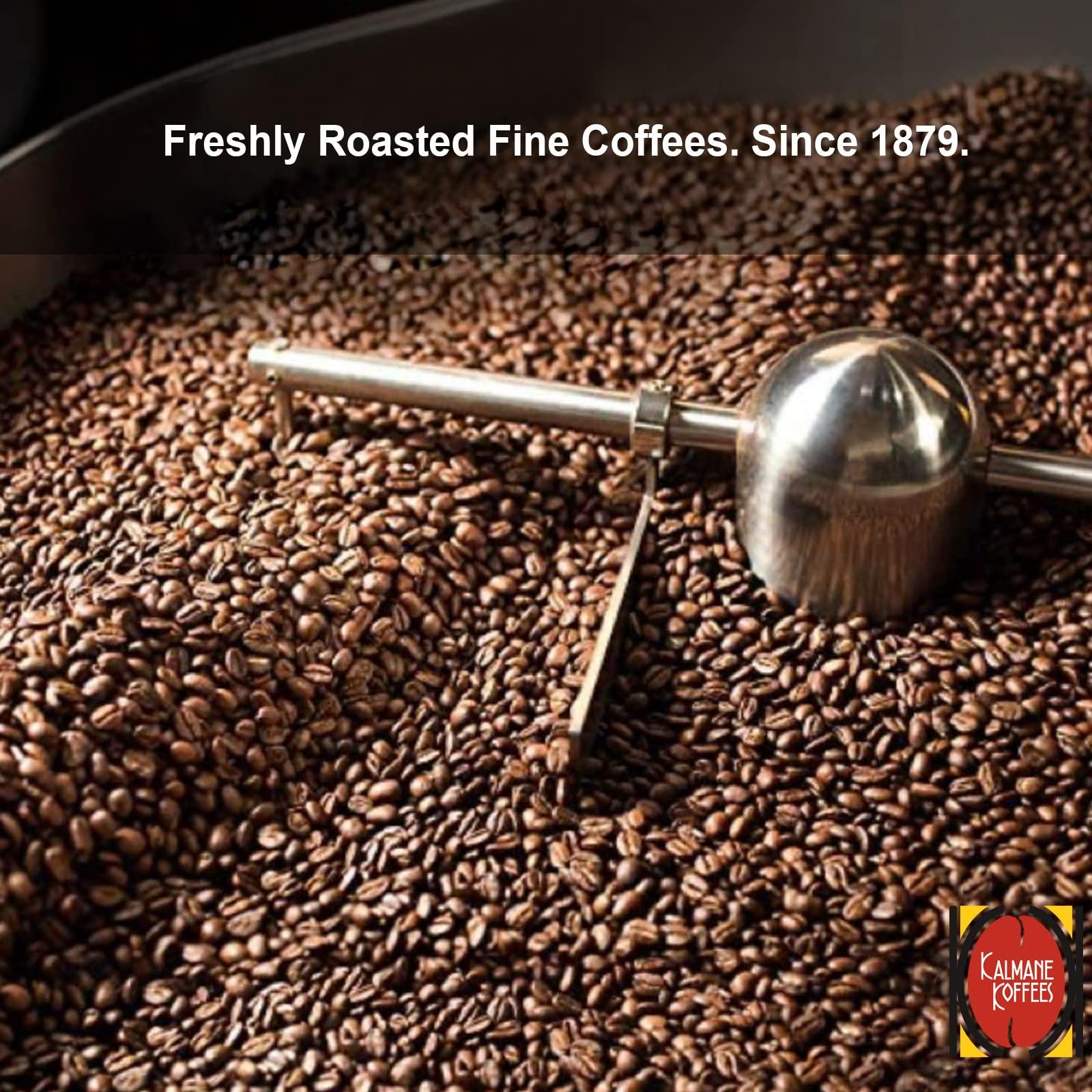 Kalmane Koffees Kalmane Koffees | Madras Filter - Medium Grind Ground Coffee Powder Made with 100% Specialty Grade Arabica - Roasted Frequently in Small Batches - Aromatic Flavor, 70% Coffee 30% Chicory (250 gm)